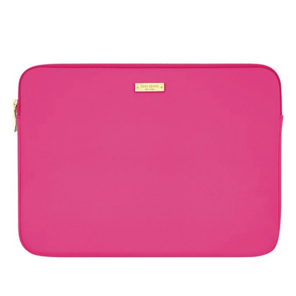 Kate Spade pink laptop case